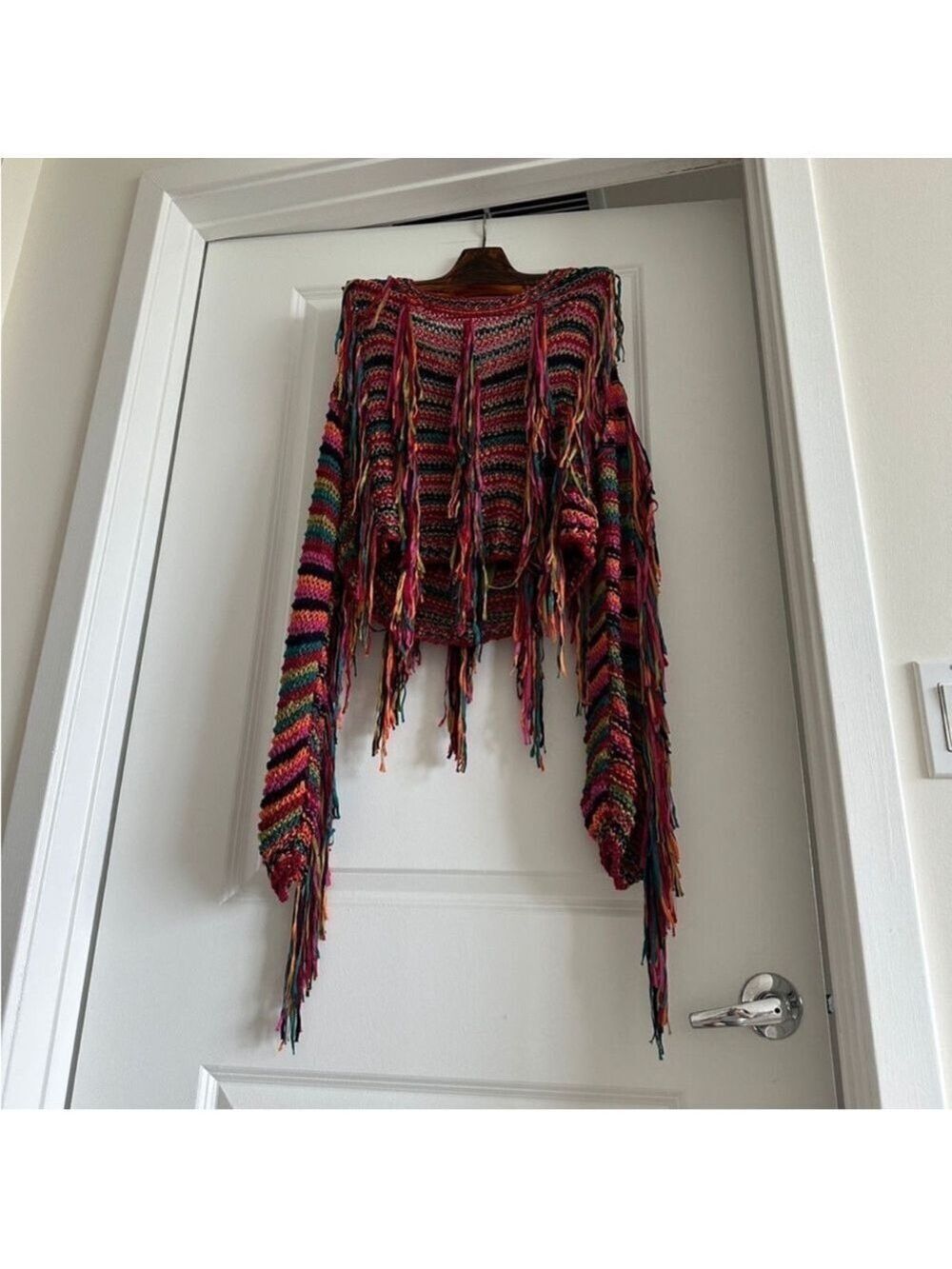 Farm Rio Colorful Stripes Knit Sweater - Picture 7 of 10